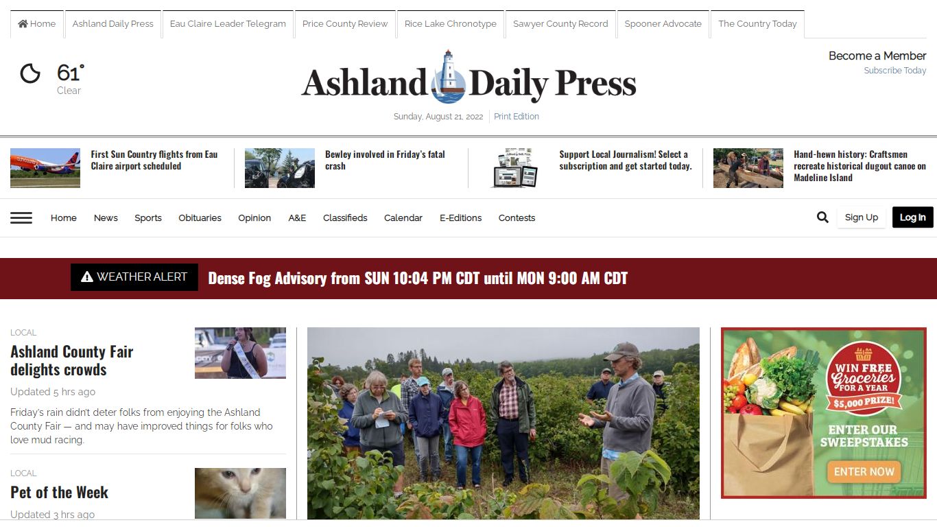 Ashland Daily Press | apg-wi.com